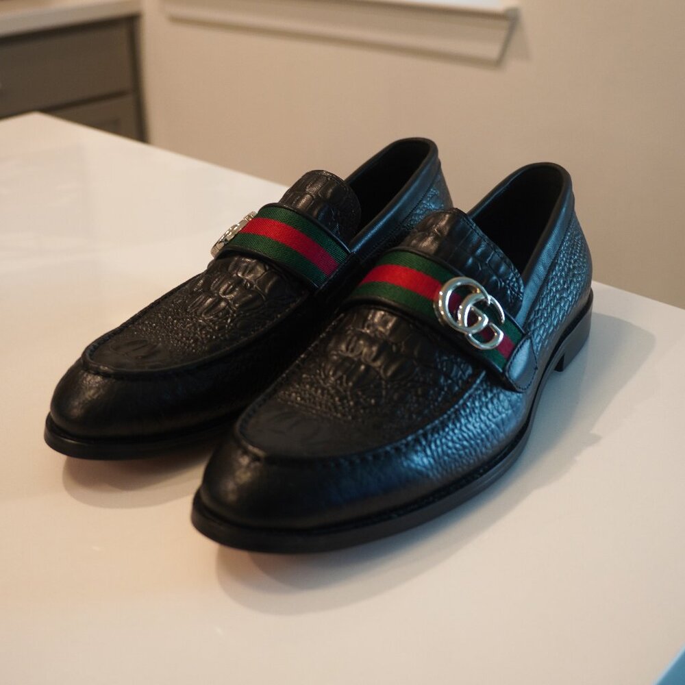Gucci Horsebit Jordaan Loafer (Black) Size: 13